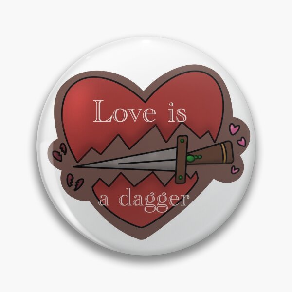 Item preview, Love is a dagger  designed and sold by sofsh0p.