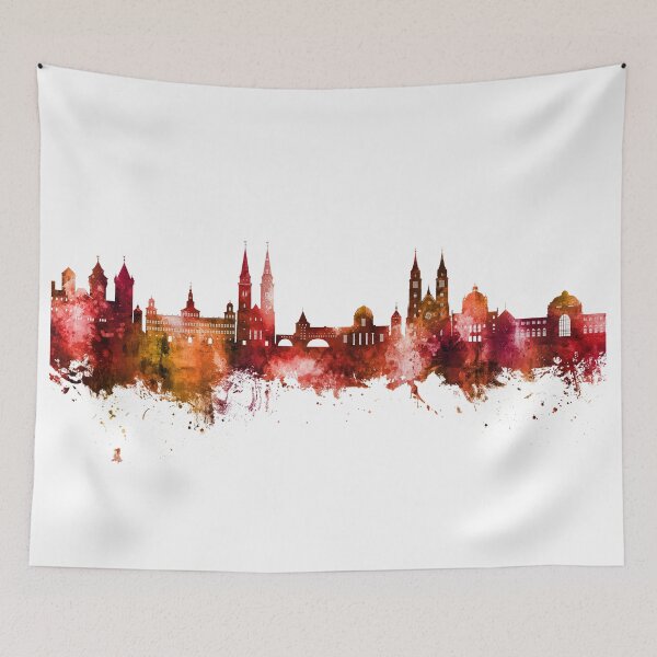 Item preview, Nürnberg Germany Skyline designed and sold by ArtPrints.