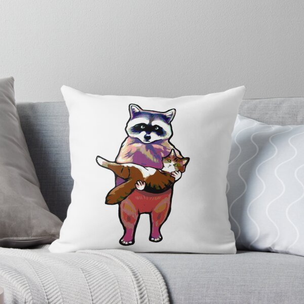 Item preview, ICONIC Raccoon Holding Cat Meme designed and sold by catifex.