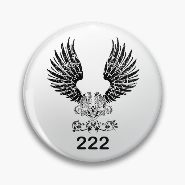 Item preview, 222 angel number black gift designed and sold by alfa-rouk.