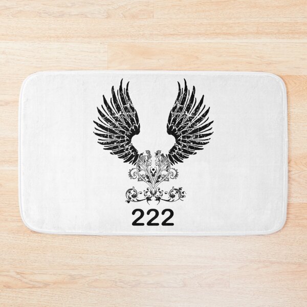 Item preview, 222 angel number black gift designed and sold by alfa-rouk.