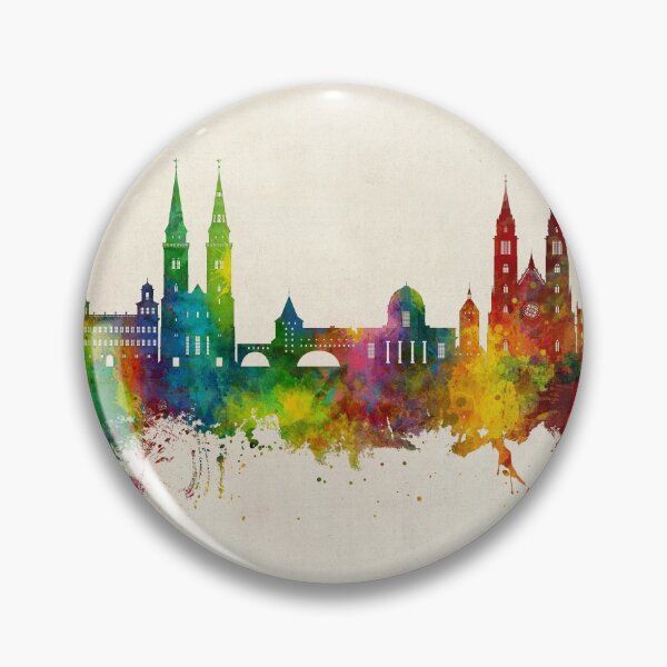 Item preview, Nürnberg Germany Skyline designed and sold by ArtPrints.