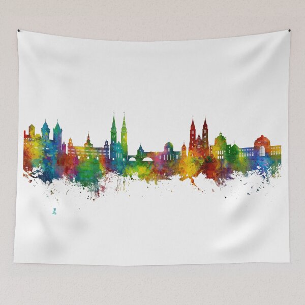 Item preview, Nürnberg Germany Skyline designed and sold by ArtPrints.