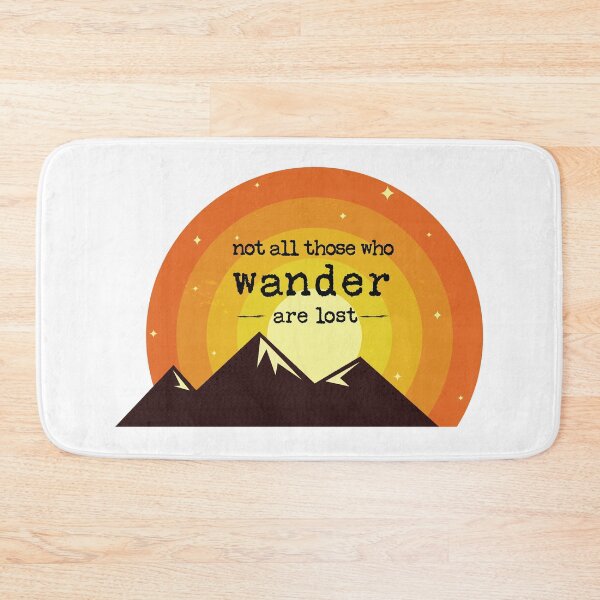 Item preview, Not all those who WANDER Sunset Mountain  designed and sold by Suzakara Designs.