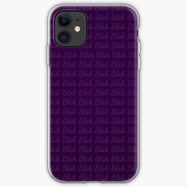 Blah Blah iPhone Soft Case