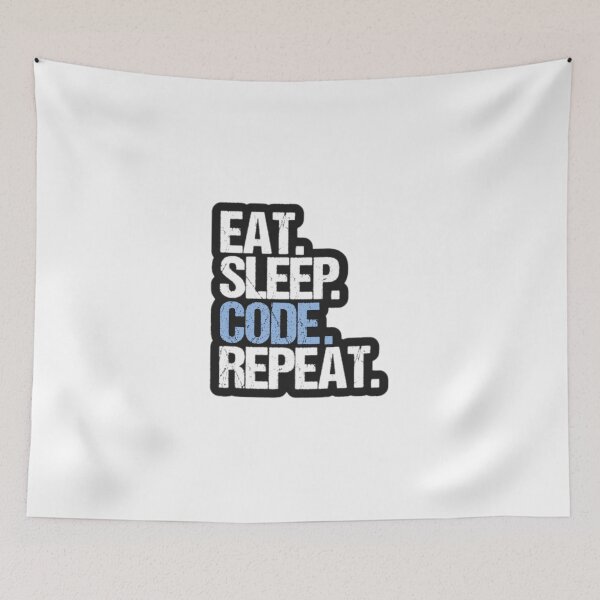 Item preview, Eat Sleep Code Repeat  designed and sold by Anmol08.