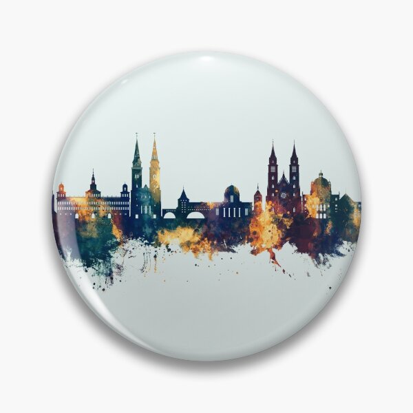 Item preview, Nürnberg Germany Skyline designed and sold by ArtPrints.