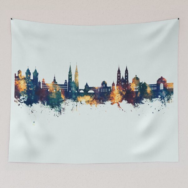 Item preview, Nürnberg Germany Skyline designed and sold by ArtPrints.