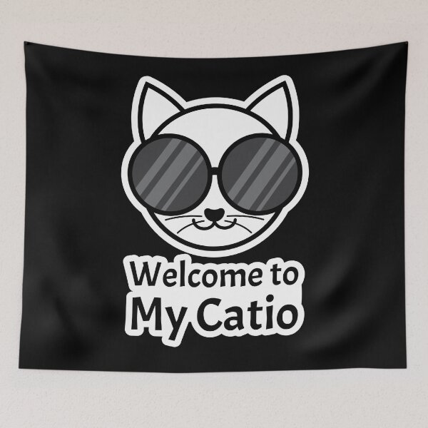 Item preview, Welcome to My Catio | Black designed and sold by Wintre2.