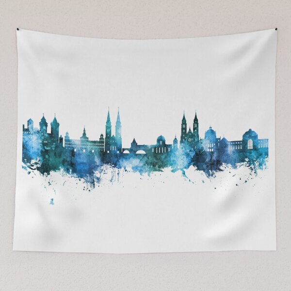Item preview, Nürnberg Germany Skyline designed and sold by ArtPrints.
