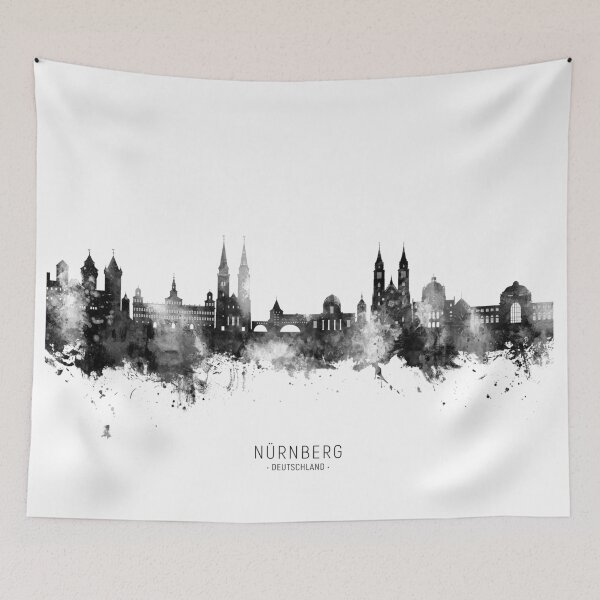 Item preview, Nürnberg Germany Skyline designed and sold by ArtPrints.