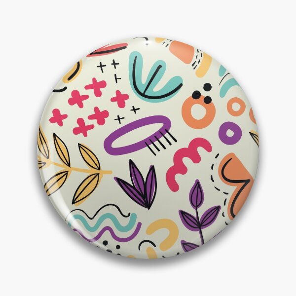 Item preview, Hand drawn abstract shapes pattern designed and sold by sasa-creations.