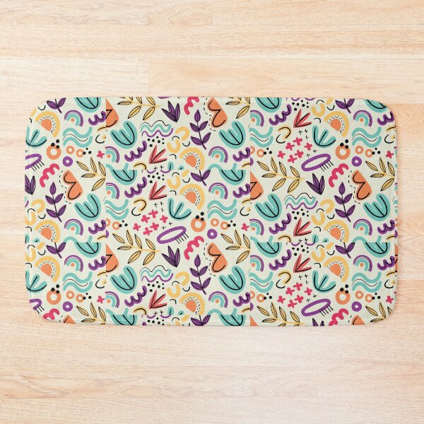 Item preview, Hand drawn abstract shapes pattern designed and sold by sasa-creations.