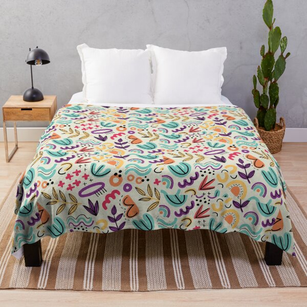 Item preview, Hand drawn abstract shapes pattern designed and sold by sasa-creations.