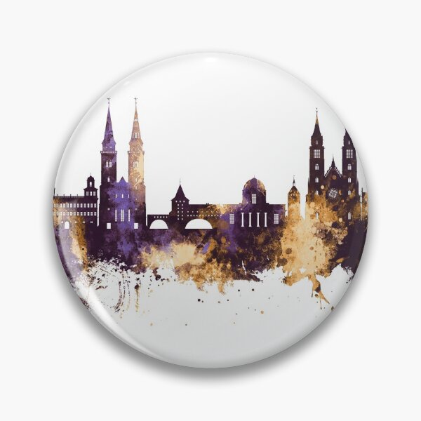 Item preview, Nürnberg Germany Skyline designed and sold by ArtPrints.