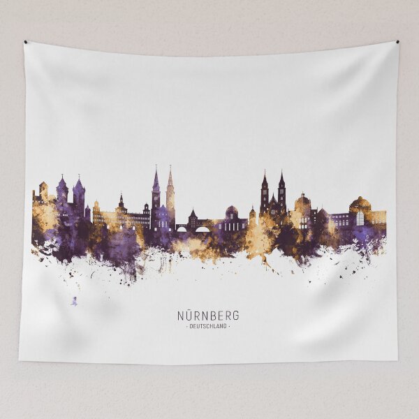 Item preview, Nürnberg Germany Skyline designed and sold by ArtPrints.