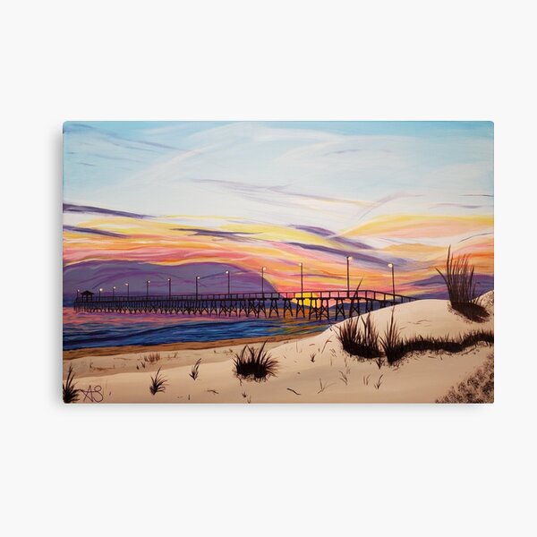 Item preview, Sunset at the Pier, Oak Island I designed and sold by sheeleyalicia.