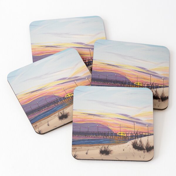 Item preview, Sunset at the Pier, Oak Island I designed and sold by sheeleyalicia.