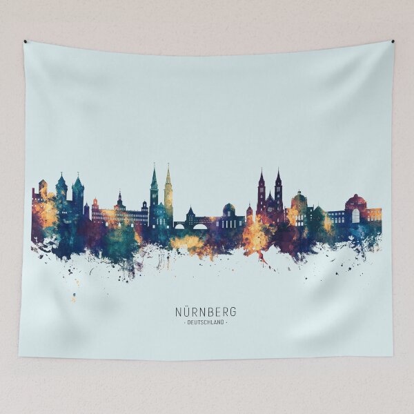 Item preview, Nürnberg Germany Skyline designed and sold by ArtPrints.