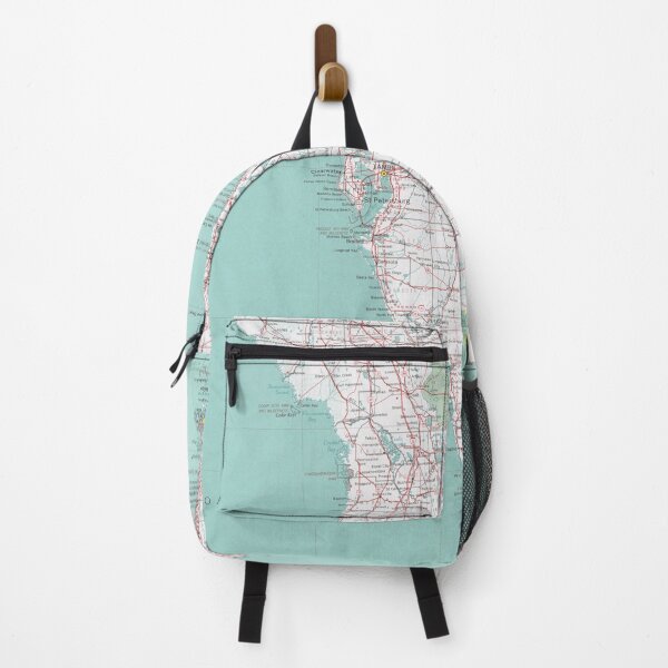 Item preview, Old Florida Map (1976) Vintage Sunshine State Atlas Weekender designed and sold by BravuraMedia.