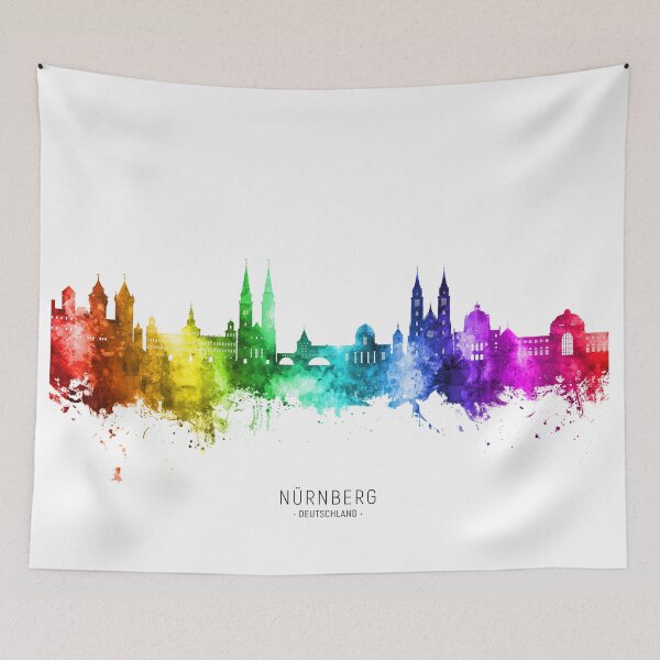 Item preview, Nürnberg Germany Skyline designed and sold by ArtPrints.