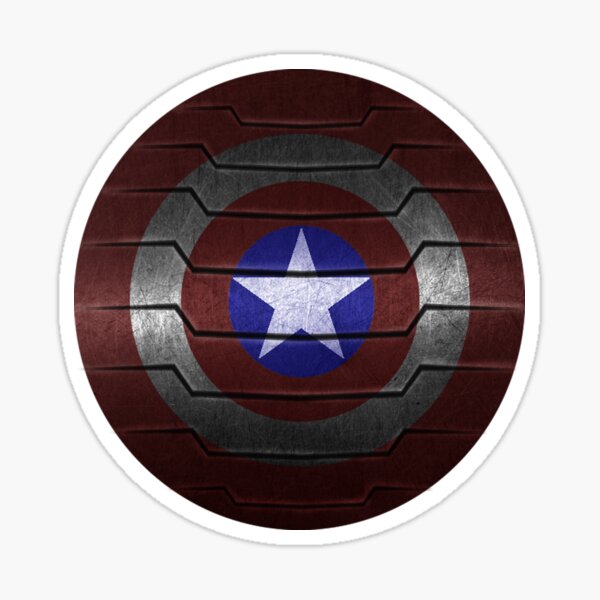 2pcs Aluminum Captain America Shield Emblem Car Badge Motorcycle Decal  Sticker