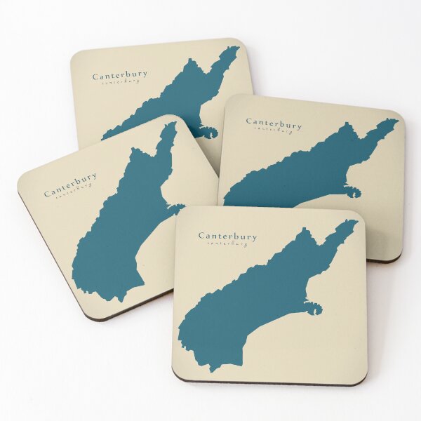 Item preview, Modern Map - Canterbury region map New Zealand NZ designed and sold by Ingo Menhard.