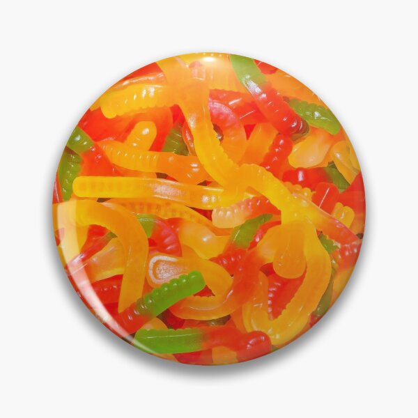 Artikelvorschau, Gummy Worms Candy Fotomuster entworfen und verkauft von patternsoup.