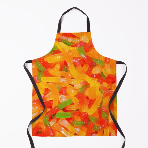 Item preview, Gummy Worms Candy Photo Pattern designed and sold by patternsoup.