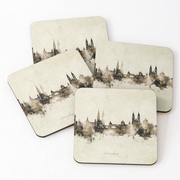 Item preview, Nürnberg Germany Skyline designed and sold by ArtPrints.