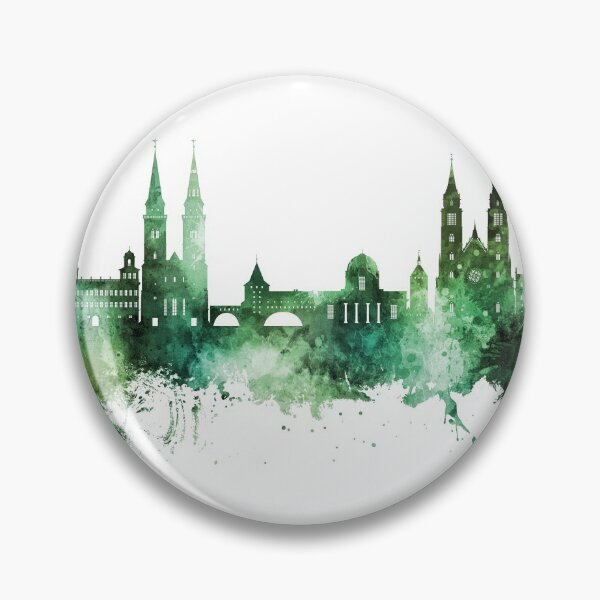 Item preview, Nürnberg Germany Skyline designed and sold by ArtPrints.
