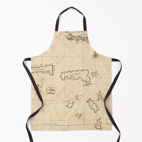 Item preview, Old Florida and Bahamas Map (1680) Vintage Caribbean Chart designed and sold by BravuraMedia.