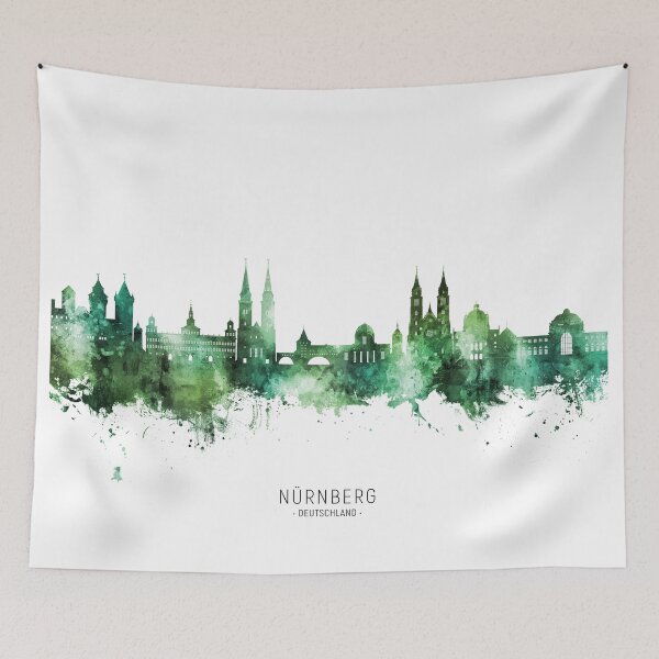 Item preview, Nürnberg Germany Skyline designed and sold by ArtPrints.