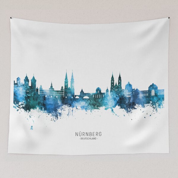 Item preview, Nürnberg Germany Skyline designed and sold by ArtPrints.
