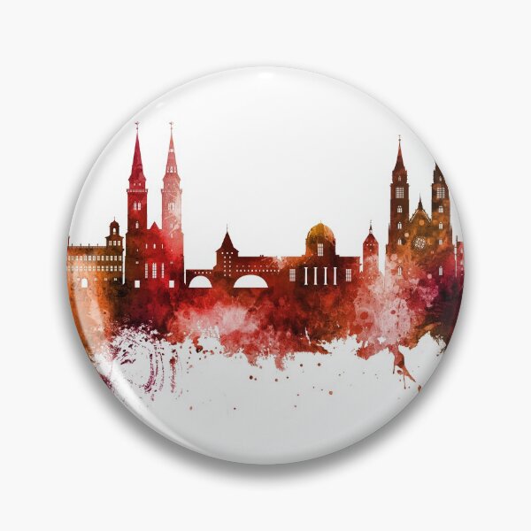 Item preview, Nürnberg Germany Skyline designed and sold by ArtPrints.