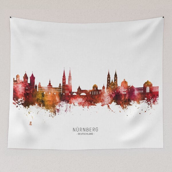 Item preview, Nürnberg Germany Skyline designed and sold by ArtPrints.
