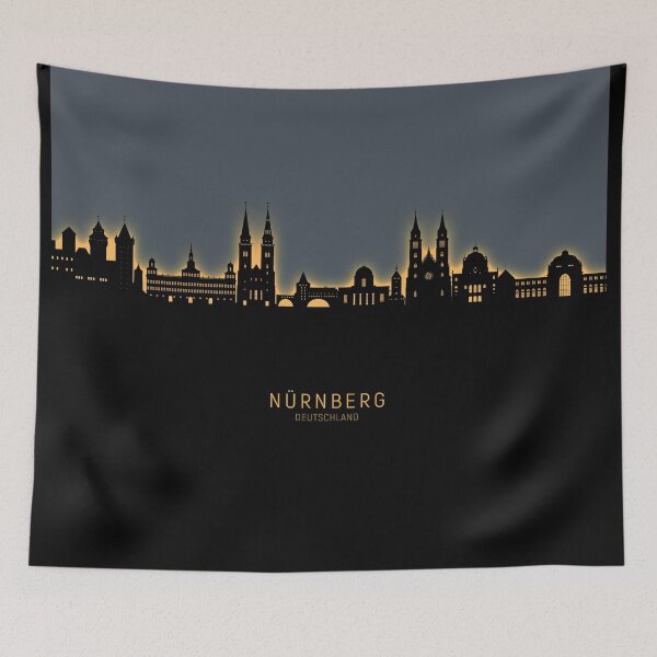 Item preview, Nürnberg Germany Skyline designed and sold by ArtPrints.