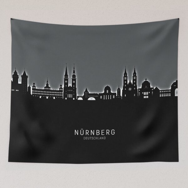 Item preview, Nürnberg Germany Skyline designed and sold by ArtPrints.
