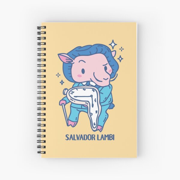 Salvador Lambi Funny Animal pun Spiral Notebook