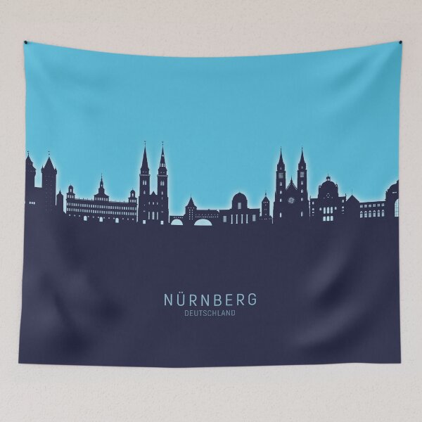 Item preview, Nürnberg Germany Skyline designed and sold by ArtPrints.