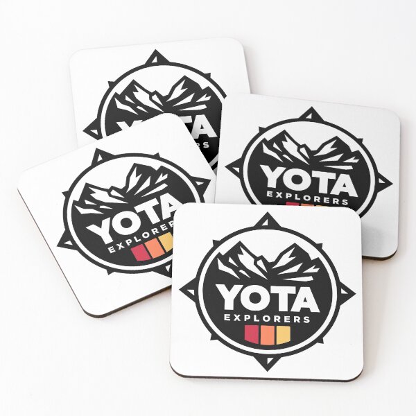 Artikelvorschau, Yota Explorers Kompass Toyota Vintage Racing Stripes Mountains Offroad entworfen und verkauft von sticker-stacker.