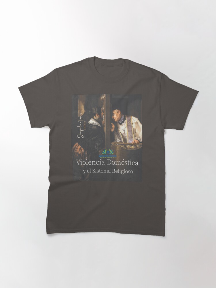 Thumbnail 3 of 7, Classic T-Shirt, Violencia Doméstica designed and sold by LibrosBOOKtique.