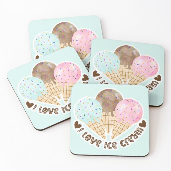 Item preview, I Love Ice cream designed and sold by MutchiDesign.
