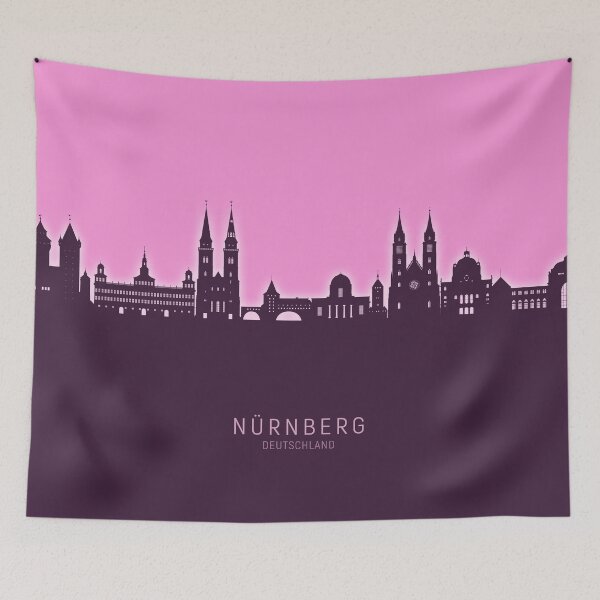 Item preview, Nürnberg Germany Skyline designed and sold by ArtPrints.