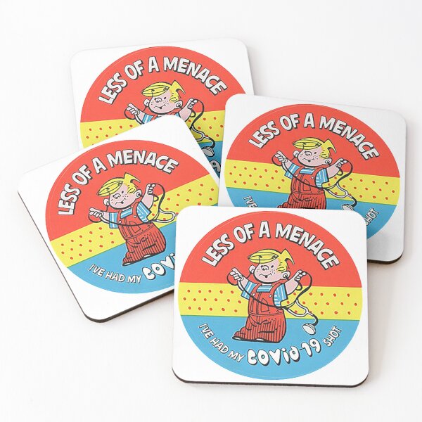Item preview, Less of a Menace - I've Had My Covid-19 Shot! designed and sold by Melody Splash.