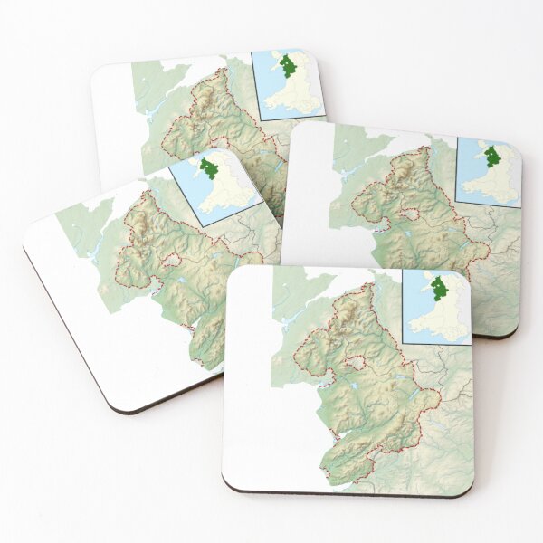 Item preview, Map of Snowdonia national park designed and sold by simplysassy.