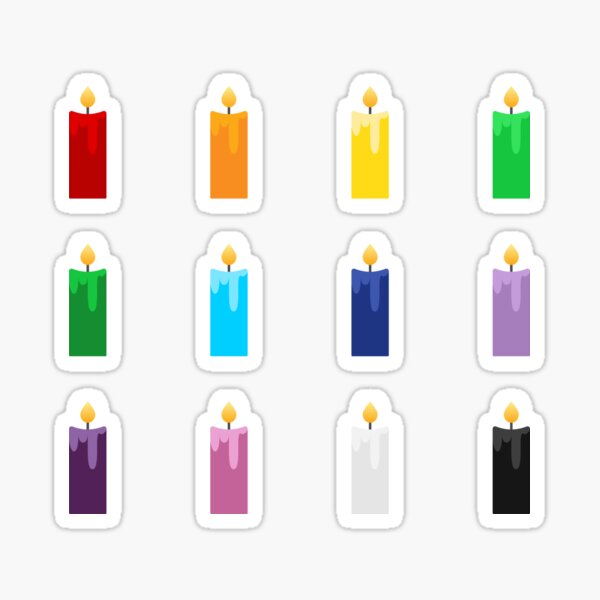 Item preview, Colored Candles designed and sold by persephone93.