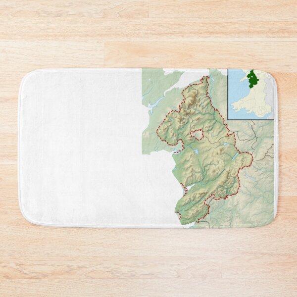 Item preview, Map of Snowdonia national park designed and sold by simplysassy.
