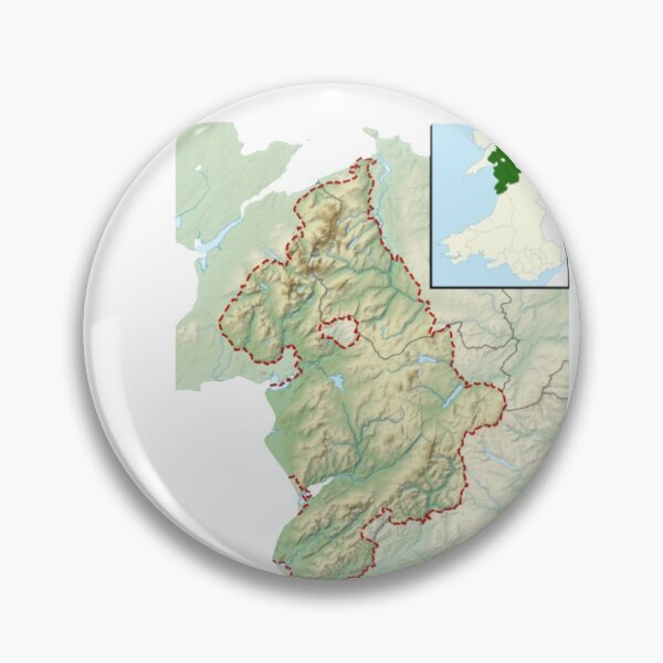 Item preview, Map of Snowdonia national park designed and sold by simplysassy.