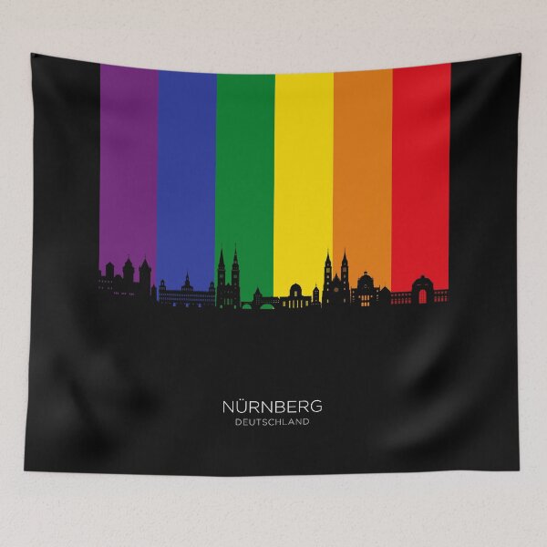 Item preview, Nürnberg Germany Skyline designed and sold by ArtPrints.